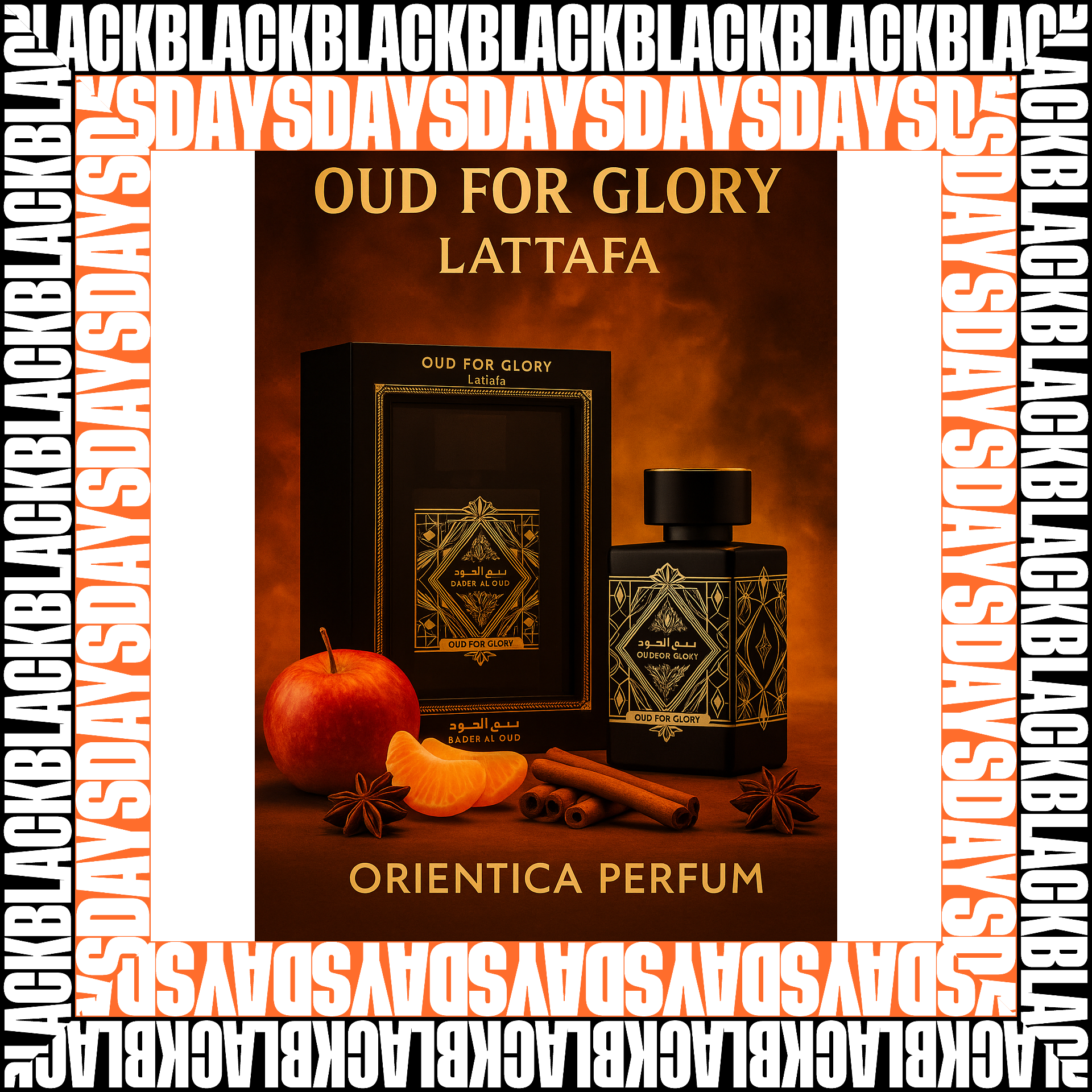 OUD FLOR GLORY LATTAFA BLACK DAYS